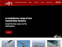 Tablet Screenshot of coaxhelicopters.com